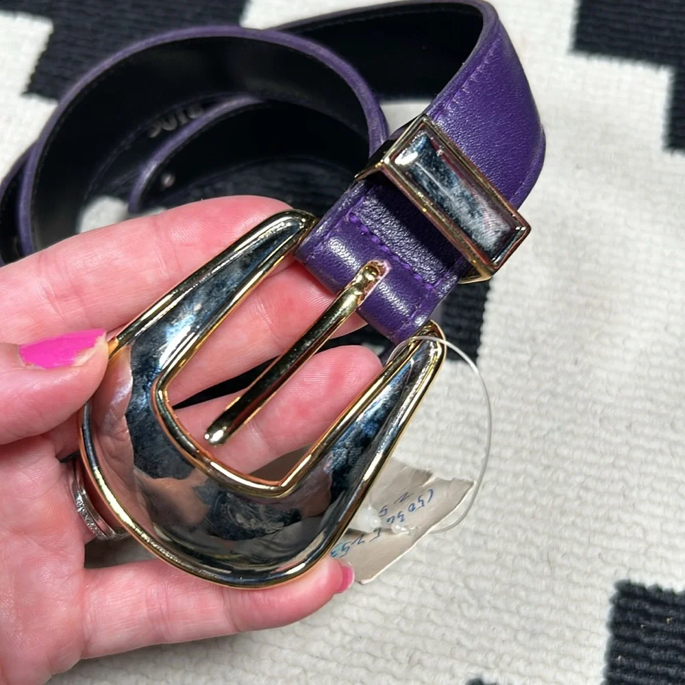 Fab, VINTAGE, NORDSTROM, purple leather belt!!